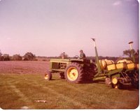 Ed Cossel Drives No-Till Planter