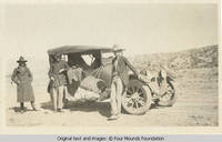 Three men on trip