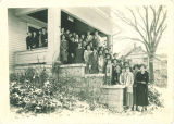 Pi Beta Phi members posed at their sorority house, The University of Iowa, 1924