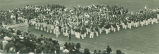 Marching band on field, The University of Iowa, 1930s