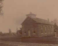 First Congregational Church in Garnavillo, Iowa -1890