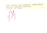 Sheldon Community Building 