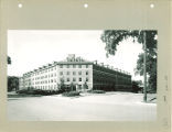 North exterior entrance to Currier Hall, The University of Iowa, October 1956
