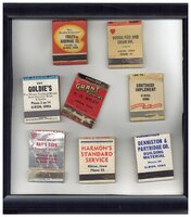 Albion, Iowa Businesses - matchbook covers 