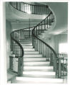 Spiral staircase in the Old Capitol, The University of Iowa, Jun. 15, 1964