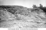 Oblique bedding at Sugar Creek lime quarries, Sugar Creek, Iowa, late 1890s or early 1900s