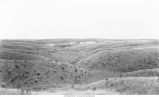 Kansan topography, showing mature topography developed by erosional loess overlying Kansan drift; Coralville, Iowa, late 1890s or early 1900s