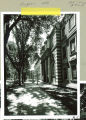 Sidewalk along Capitol Street in front of Chemistry-Botany Building, The University of Iowa, August 1956