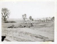 Photographs of bulldozing machinery 