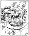 And when the pie was opened the birds began to sing--oh, what a dainty dish to set before a king.