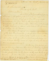 40. Caleb Russell and Sallie A. Fenton to Lincoln expressing Iowa Society of Friends' support for Emancipation Proclamation