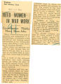 Need women in war work