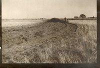 Two Older Photos Show Two Tractors Pulling a Plow and a Grain Drill