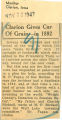 Clarion gives car of grain -- in 1892