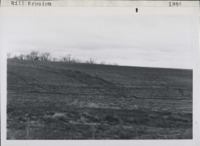 Rill erosion in Delaware County, Iowa.