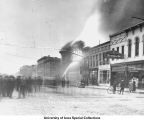 Metropolitan Building fire, Iowa City, Iowa, October 10, 1912