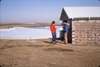 Winter observations of a pond.