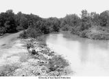 Iowa River flood plain, Iowa City, Iowa, November 25, 1933