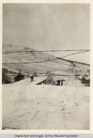 Ski jump in winter