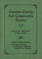 Cherokee County Soil Conservation District Annual Report - 1949