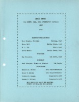 Annual Report, 1952