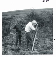 Fouken surveying Ray Stillmunkes gully area