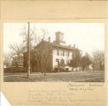 Northeast view of Mechanics' Academy with addition, the University of Iowa, 1890