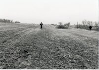 1975 Bennie Clarks surveys field
