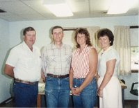 Four Soil Conservation Employees at the Bloomfield Field Office Pose for Photograph