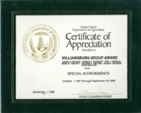 Certificate of Appreciation