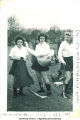 Field hockey players on the sidelines, The University of Iowa, 1940s