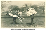 Bird costumes on Mecca Day, The University of Iowa, 1916