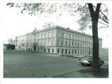 Engineering Building at corner of Capitol and Washington Streets, the University of Iowa, 1950s