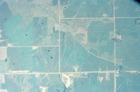 Aerial views of Cherokee County farmland.
