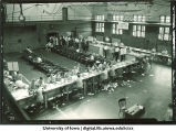 Students at registration, The University of Iowa, 1910s