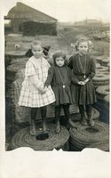 Three girls at Kalona Brick & Tile Co.