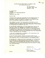 1966 memorandum of understanding between Lee County Soil Conservation District and the USDA. 