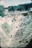 Dry gully.