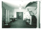 Entrance hall in President's residence, The University of Iowa, April 25, 1948