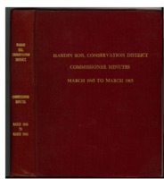1945 to 1965 Hardin County Commissioner Minutes