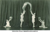 Dancers performing with fabric and balls, The University of Iowa, 1926