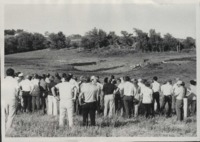 Conservation tour of Worth Van Clark's farm. 