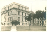 Southeast corner of Hall of Liberal Arts (now Schaeffer Hall), The University of Iowa, 1920s?
