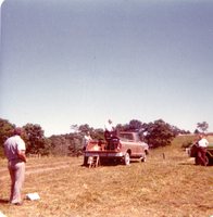 1976 C.I. Heady Speaks from Back of Truck