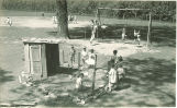 Students on playground, The University of Iowa, May 19, 1932