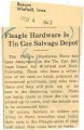 Fleagle hardware is tin can salvage depot