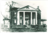 Front exterior of the university president's house, The University of Iowa, 1900s