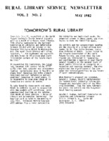 Rural Library Service Newsletter