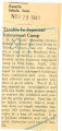 Trouble in Japanese internment camp