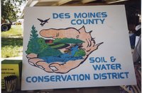 1997  Des Moines County Soil and Water Conservation Booth at Ag Expo 